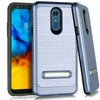 for LG Stylo 5 / LG Stylo 5 Plus - Hard Hybrid Impact Armor Kickstand Case Cover