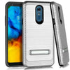 for LG Stylo 5 / LG Stylo 5 Plus - Hard Hybrid Impact Armor Kickstand Case Cover