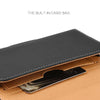 For LG K51 (6.6" x 3.5") - Leather Belt Clip Pouch Holster Phone Card Slot Case