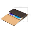 For LG K51 (6.6" x 3.5") - Leather Belt Clip Pouch Holster Phone Card Slot Case