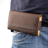 Samsung Galaxy S20 FE 5G - Leather Belt Clip Pouch Holster Phone Card Slot Case