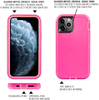 iPhone 11 Case  (Belt Clip fit Otterbox Defender) Heavy Duty Rugged Multi Layer Hybrid Protective Shockproof Cover with Belt Clip [Compatible for Apple iphone 11] 6.1 inch  (PINK & PINK )