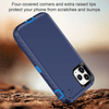 iPhone 11 Case  (Belt Clip fit Otterbox Defender) Heavy Duty Rugged Multi Layer Hybrid Protective Shockproof Cover with Belt Clip [Compatible for Apple iphone 11] 6.1 inch  (NAVY & BLUE)