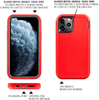 iPhone 11 Case  (Belt Clip fit Otterbox Defender) Heavy Duty Rugged Multi Layer Hybrid Protective Shockproof Cover with Belt Clip [Compatible for Apple iphone 11] 6.1 inch (RED & GRAY )