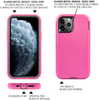 iPhone 11 Case  (Belt Clip fit Otterbox Defender) Heavy Duty Rugged Multi Layer Hybrid Protective Shockproof Cover with Belt Clip [Compatible for Apple iphone 11] 6.1 inch  (PINK & GRAY )