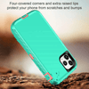 iPhone 11 Case  (Belt Clip fit Otterbox Defender) Heavy Duty Rugged Multi Layer Hybrid Protective Shockproof Cover with Belt Clip [Compatible for Apple iphone 11] 6.1 inch (AQUA MINT & PINK )