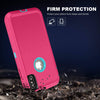 iPhone X/XS Case (Belt Clip fit Otterbox Defender) Heavy Duty Rugged Multi Layer Hybrid Protective Shockproof Cover with Belt Clip [Compatible for Apple iphone X/XS] 5.8 inch (PINK & TEAL)