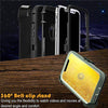 iPhone XR Case  (Belt Clip fit Otterbox Defender) Heavy Duty Rugged Multi Layer Hybrid Protective Shockproof Cover with Belt Clip [Compatible for Apple iphone XR] 6.1 inch (Gray & White)