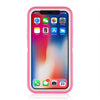 iPhone XR Case  (Belt Clip fit Otterbox Defender) Heavy Duty Rugged Multi Layer Hybrid Protective Shockproof Coverh Belt Clip [Compatible for Apple iphone XR] 6.1 inch (PINK & WHITE)