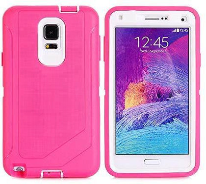 SAMSUNG GALAXY NOTE 3 CASE(Belt Clip fit Otterbox Defender) Heavy Duty Protective Shockproof cover and touch screen protector with Belt Clip [Compatible for SAMSUNG GALAXY NOTE ] 5.7 inch(PINK & WHITE) - Place Wireless