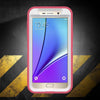 SAMSUNG GALAXY NOTE 5 CASE(Belt Clip fit Otterbox Defender) Heavy Duty Protective Shockproof cover and touch screen protector with Belt Clip [Compatible for SAMSUNG GALAXY NOTE 5] 5.7 inch(PINK & WHITE)