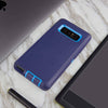 SAMSUNG GALAXY NOTE 8 Case (Belt Clip fit Otterbox Defender) Heavy Duty Rugged Multi Layer Hybrid Protective Shockproof Cover with Belt Clip [Compatible for SAMSUNG GALAXY NOTE 8] 6.3 inch (BLUE & BLUE)