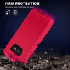 SAMSUNG Galaxy S10+ Case (Belt Clip fit Otterbox Defender) Heavy Duty Rugged Multi Layer Hybrid Protective Shockproof Cover with Belt Clip [Compatible for SAMSUNG GALAXY S10+] 6.4 inch (RED & BLACK)