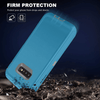 SAMSUNG Galaxy S10 Case (Belt Clip fit Otterbox Defender) Heavy Duty Rugged Multi Layer Hybrid Protective Shockproof Cover with Belt Clip [Compatible for SAMSUNG GALAXY S10] 6.1 inch (PETAL PUSHER PALE & GRAY)