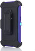 SAMSUNG GALAXY S7 CASE(Belt Clip fit Otterbox Defender) Heavy Duty Protective Shockproof cover and touch screen protector with Belt Clip [Compatible for SAMSUNG GALAXY S7] 5.1 inch(PURPLE & TEAL)