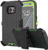 SAMSUNG GALAXY S7 CASE(Belt Clip fit Otterbox Defender) Heavy Duty Protective Shockproof cover and touch screen protector with Belt Clip [Compatible for SAMSUNG GALAXY S7] 5.1 inch(GRAY & GREEN)