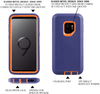 SAMSUNG Galaxy S9 Case (Belt Clip fit Otterbox Defender) Heavy Duty Rugged Multi Layer Hybrid Protective Shockproof Cover with Belt Clip [Compatible for SAMSUNG GALAXY S9] 5.8 inch (PURPLE & ORANGE)