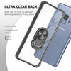 Samsung Galaxy S9 Case with 3D PET Screen Protector [2 Pack], Clear Crystal Military Grade Protective Phone Case with Ring Car Mount Kickstand for Samsung S9.