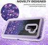 Samsung Galaxy S9 Plus Case Glitter 3D Bling Sparkle Flowing Liquid Quicksand Case Transparent 3 in 1 Shockproof TPU Silicone + PC Protective Defender Cover for Girls Women .