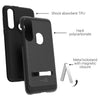 For Motorola Moto G Fast Magnetic Metal Kickstand Heavy Duty Hard Phone Case