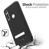 For Motorola Moto G Fast Magnetic Metal Kickstand Heavy Duty Hard Phone Case