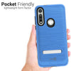 For Motorola Moto G Fast Magnetic Metal Kickstand Heavy Duty Hard Phone Case