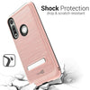 For Motorola Moto G Fast Magnetic Metal Kickstand Heavy Duty Hard Phone Case