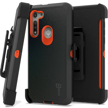For Motorola Moto G Fast Shockproof Military Grade Belt Clip Holster Phone Case - Place Wireless