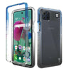 For LG K92 5G Phone Case Clear Full Body Gradient Rugged Shockproof Hard Cover