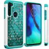 For Motorola Moto G Stylus Case Rhinestone Diamond Bling Hybrid Hard Phone Cover