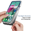 For LG K92 5G Phone Case Clear Full Body Gradient Rugged Shockproof Hard Cover