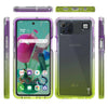 For LG K92 5G Phone Case Clear Full Body Gradient Rugged Shockproof Hard Cover