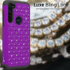 For Motorola Moto G Stylus Case Rhinestone Diamond Bling Hybrid Hard Phone Cover