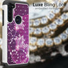 For Motorola Moto G Stylus Case Rhinestone Diamond Bling Hybrid Hard Phone Cover