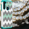 For Motorola Moto G Stylus Case Rhinestone Diamond Bling Hybrid Hard Phone Cover