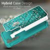 For Motorola Moto G Stylus Case Rhinestone Diamond Bling Hybrid Hard Phone Cover