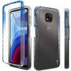 For Motorola Moto G Power 2021 Phone Case Clear Full Body Gradient Hard Cover