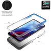 For Motorola Moto G Power 2021 Phone Case Clear Full Body Gradient Hard Cover