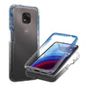 For Motorola Moto G Power 2021 Phone Case Clear Full Body Gradient Hard Cover