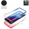 For Motorola Moto G Power 2021 Phone Case Clear Full Body Gradient Hard Cover