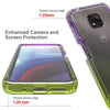 For Motorola Moto G Power 2021 Phone Case Clear Full Body Gradient Hard Cover