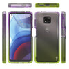 For Motorola Moto G Power 2021 Phone Case Clear Full Body Gradient Hard Cover