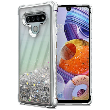 For LG Stylo 6 Case Glitter Bling TPU Rubber Slim Clear Shockproof Phone Cover - Place Wireless