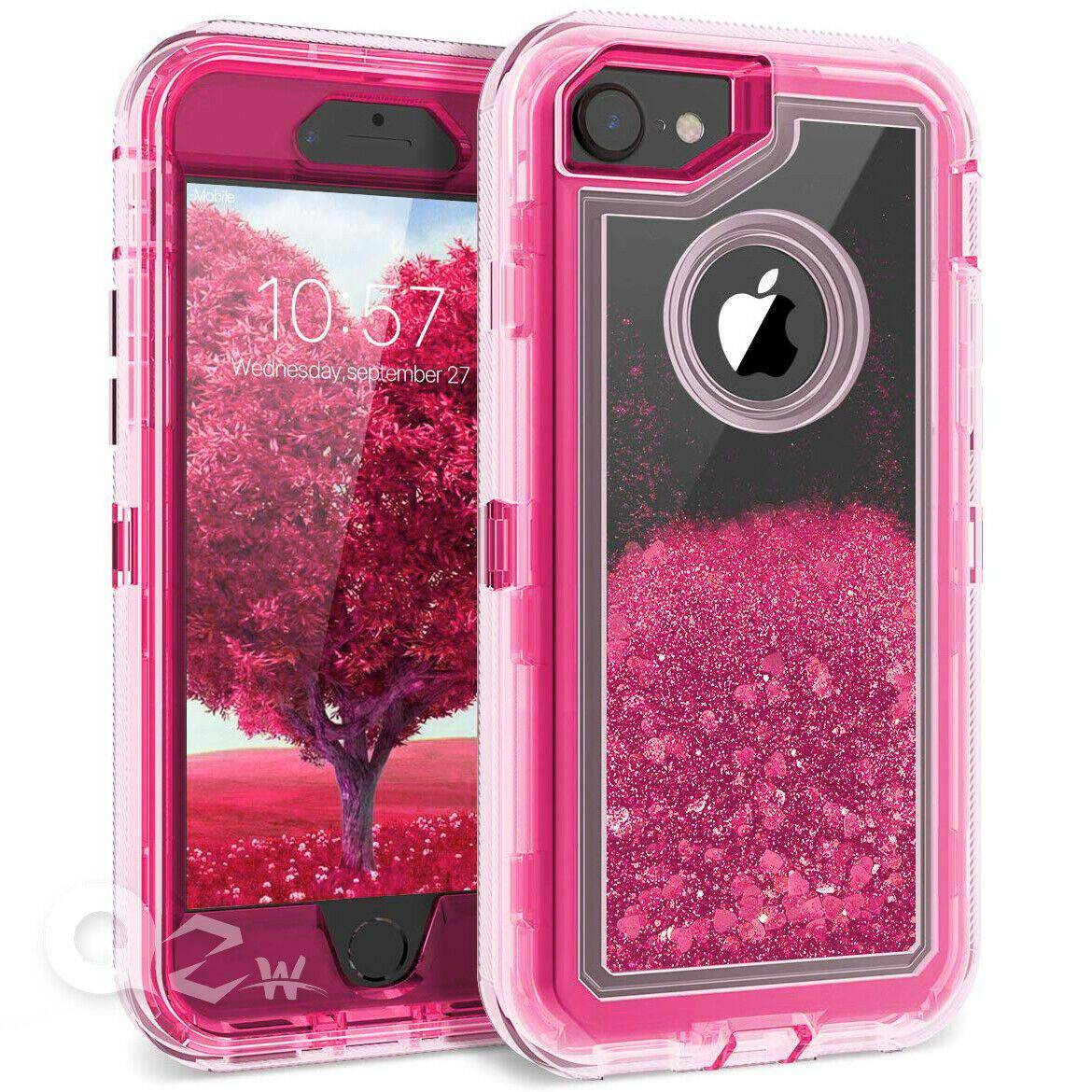 iPhone 7 Sparkling Case Pink