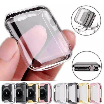 iWatch Apple Watch Series 4 3 2 1 Tpu protector Cover Case with Screen 38mm 42mm - Place Wireless