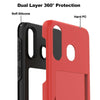 For Galaxy A10e / Galaxy A50 A30 A20 Case, Shockproof Case with Card Holder Slot