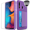 For Galaxy A10e / Galaxy A50 A30 A20 Case, Shockproof Case with Card Holder Slot