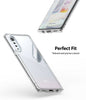 For LG Velvet Case | Ringke [Fusion] Clear Shockproof Protective PC + TPU Cover