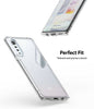 For LG Velvet Case | Ringke [Fusion] Clear Shockproof Protective PC + TPU Cover