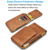 Cell Phone Holster Pouch Leather Wallet Case with Belt Loop for iphone Samsung